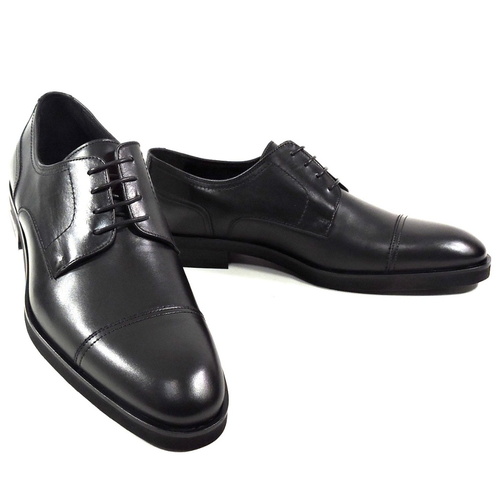 CASADEI 🇮🇹 MEN'S BLACK LEATHER COMFORT OXFORD SHOES
